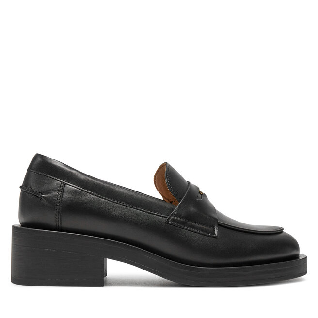 Loafersy Boss Iryna Mocc C - Czarny