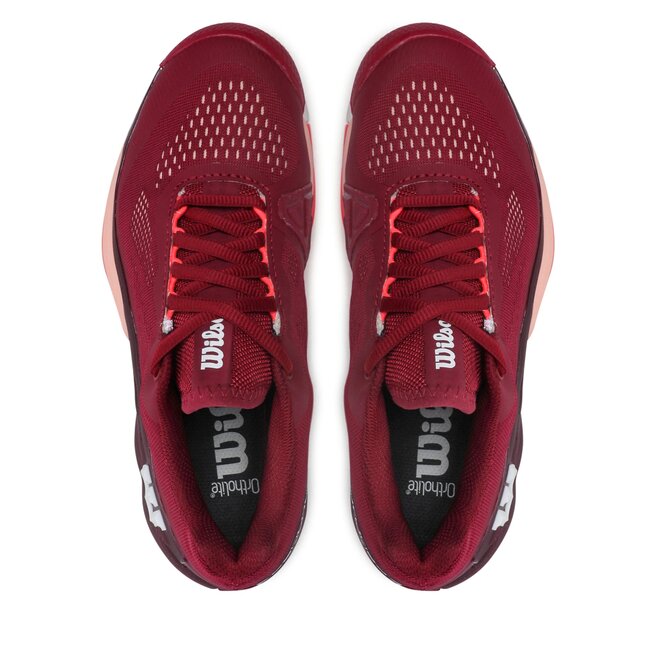 Wilson Boty Wilson Rush Pro 4.0 W WRS330680 Beet Red/White/Tropical Peach