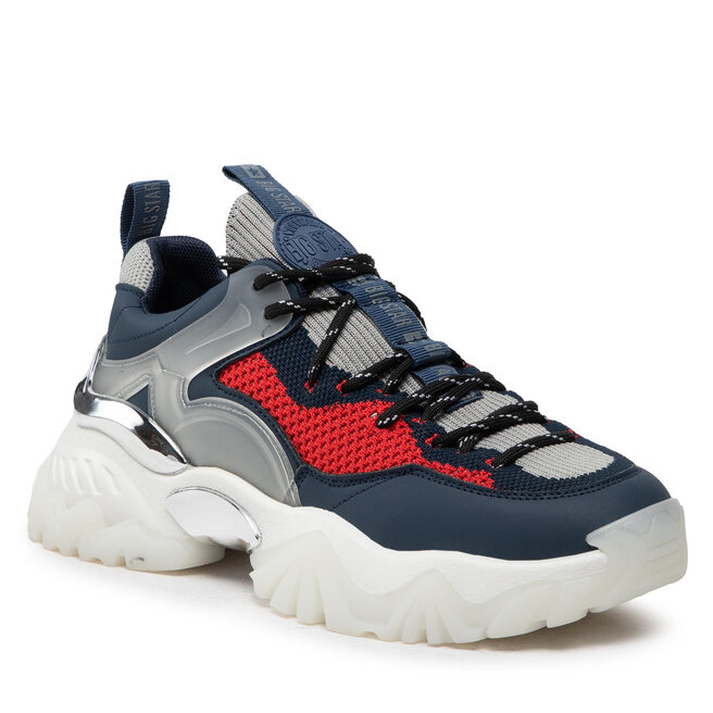 Sneakers Big Star ShoesBig Star Shoes KK274054 Navy/Red/Grey