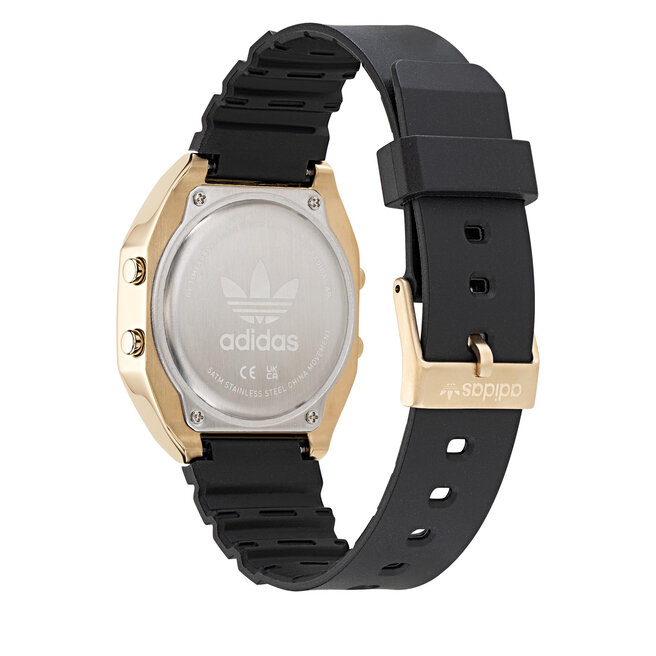 rima escritura empeorar Reloj adidas Originals Street Digital Two AOST22075 Black/Gold •  Www.zapatos.es