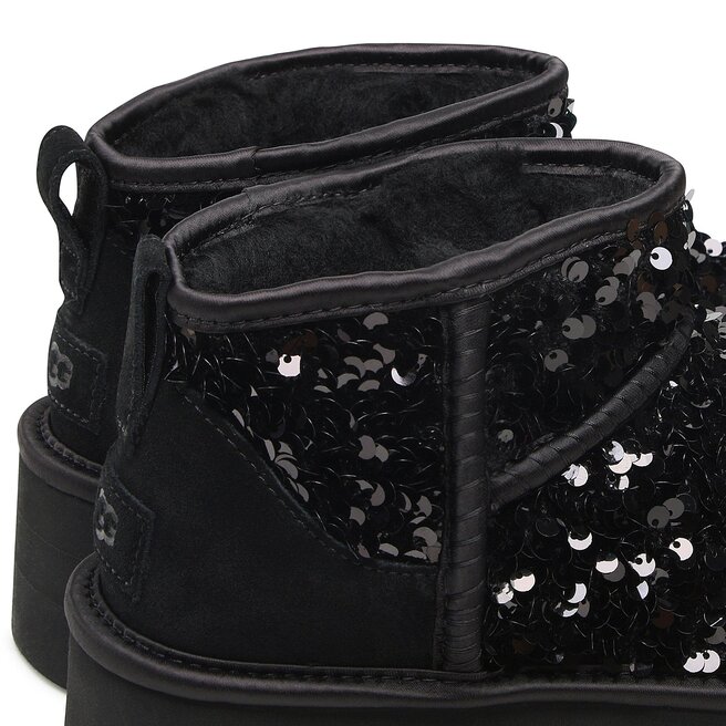 Ugg Обувки Ugg W Ultra Mini Chunky Sequin 1135060 Blk