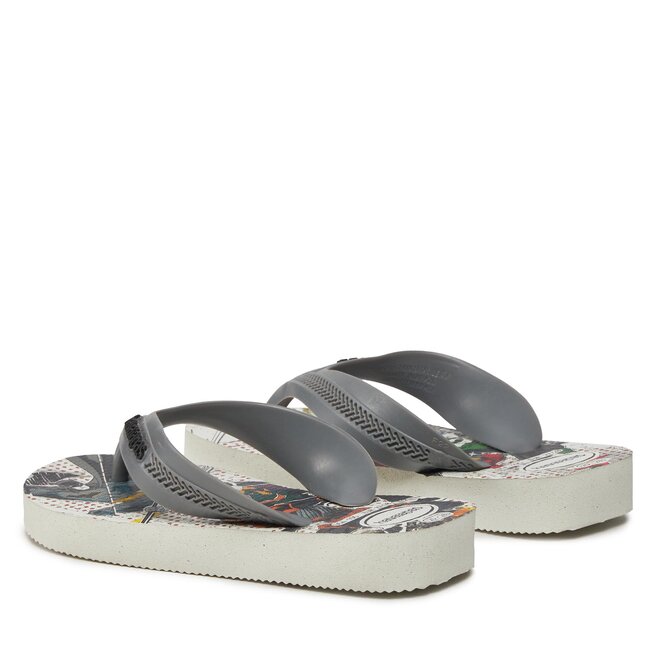 Havaianas Žabky Havaianas Max Herois 41303027852 White/Steel Grey