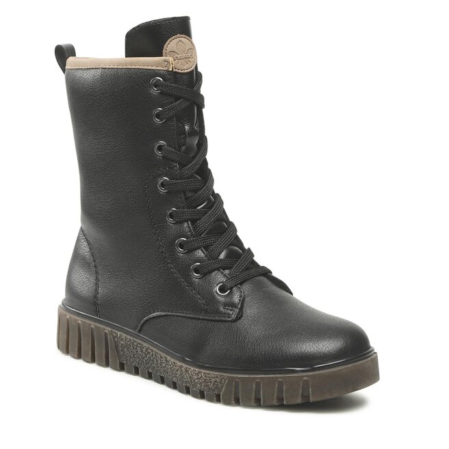 Botine Rieker Y3423-00 Schwarz