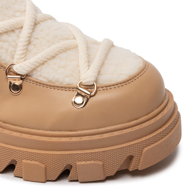 DeeZee Polokozačky DeeZee ZALL13107-24 Dark Beige