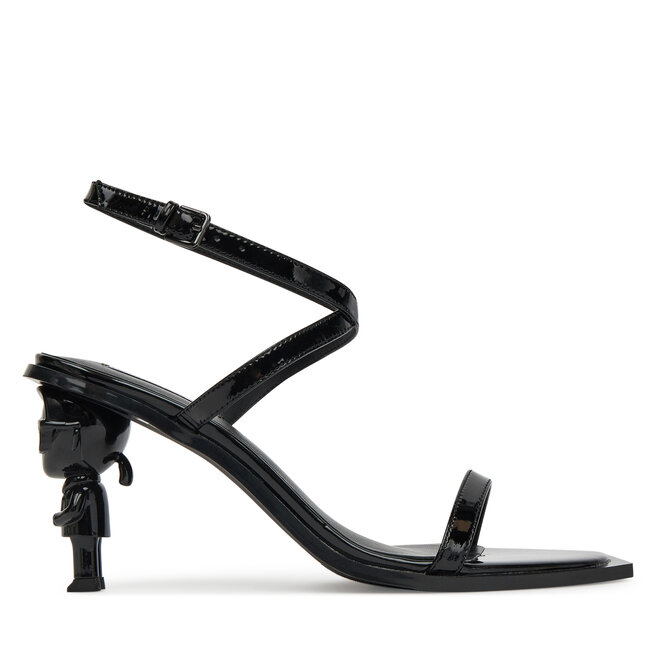 Sandały KARL LAGERFELD Nft Heel - Czarny