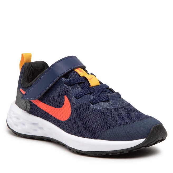 Nike Обувки Nike Revolution 6 Nn (Psv) DD1095 412 Midnight Navy/Bright Crimson