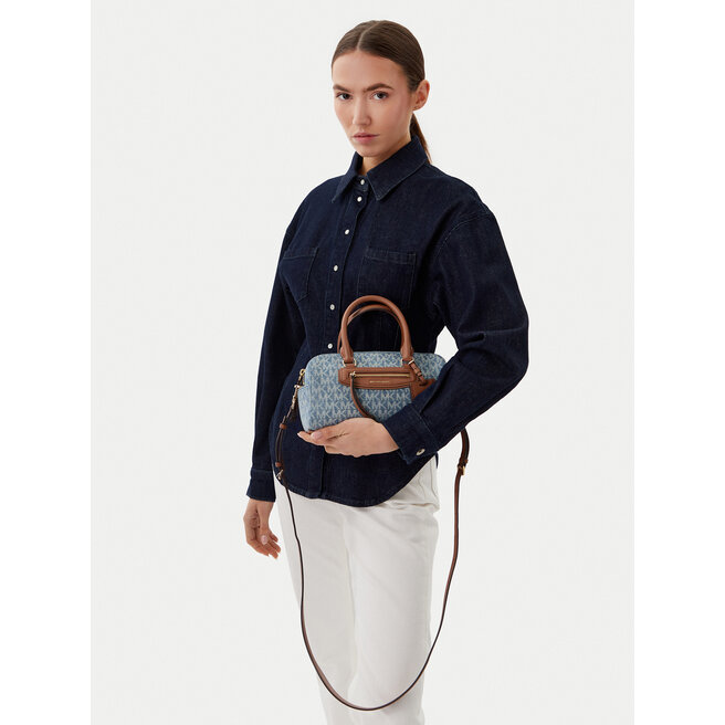 Torebka MICHAEL Michael Kors Jet Set 32S6GTVC0C Niebieski -