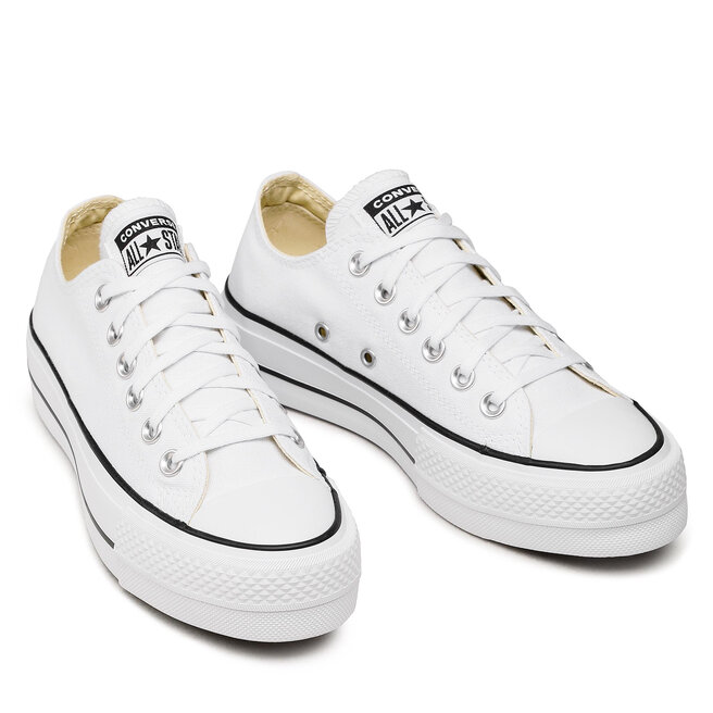 Converse Кецове Converse Ctas Lift Ox 560251C White/Black/White