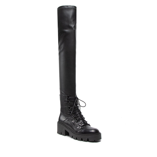 Cizme lungi muschetar Carinii B8348 E50-000-000-F32