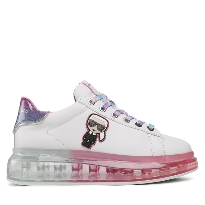 KARL LAGERFELD Сникърси KARL LAGERFELD KL62631D White Lthr w/Lilac