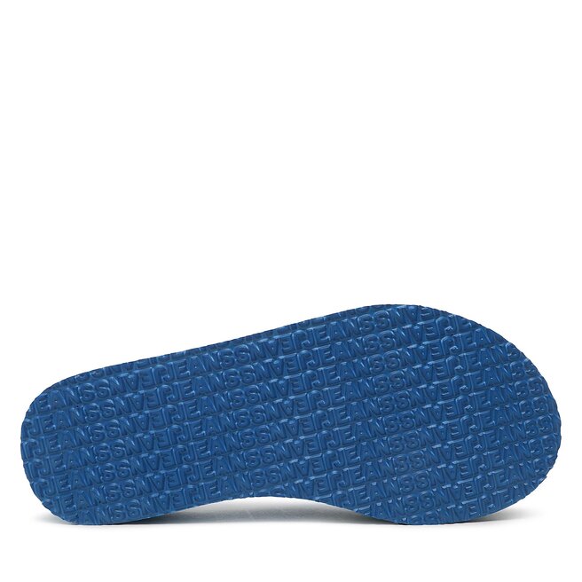 Tommy Jeans Žabky Tommy Jeans Webbing Mid Beach Sndl Nw Strip EN0EN02114 Deep Sky Blue C2P