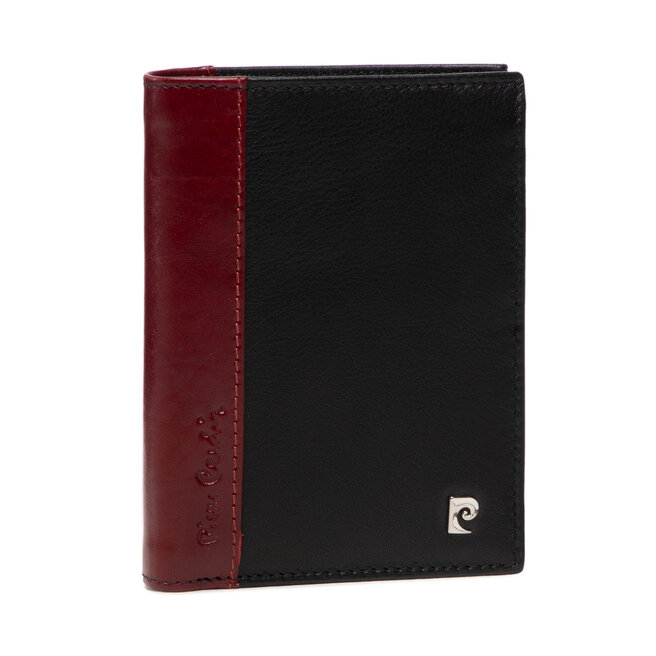 Pierre Cardin Portafoglio grande da uomo Pierre Cardin TILAK30 326 Nero/Rosso