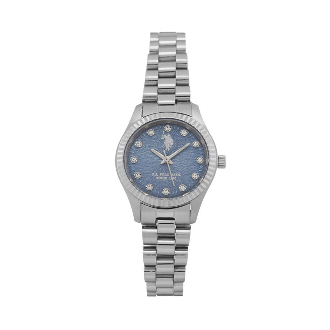 Zegarek U.S. Polo Assn. Grace USP8496LB Srebrny -