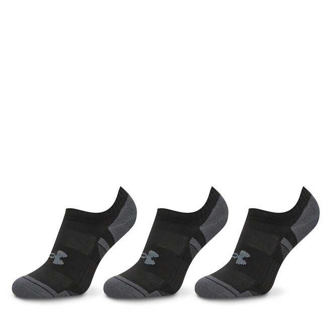 Zestaw 3 par stopek unisex Under Armour Performance Tech - Czarny