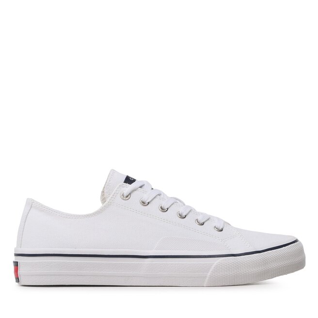 Tenisówki Tommy Jeans Skate Canvas Ess - Biały