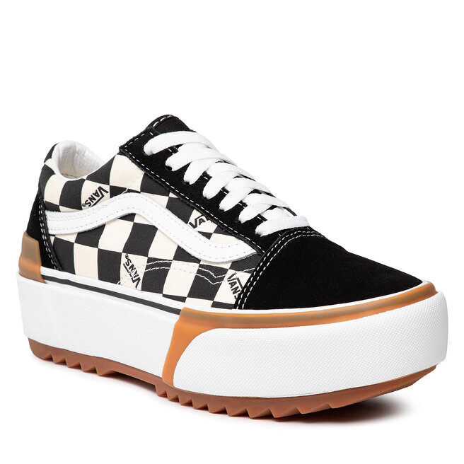 vans checkered multi