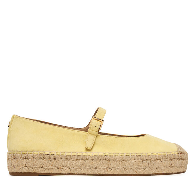 Espadryle LAUREN RALPH LAUREN 802P06401005 Żółty - kobiece