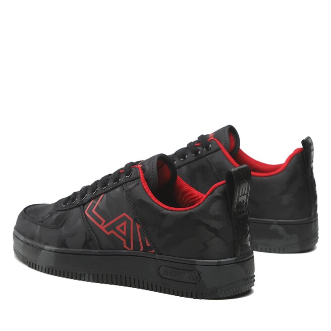 Zapatillas Hombre Replay GMZ3G - Negro, Talla 40 EU, Exterior Sintético Y Suela De Caucho