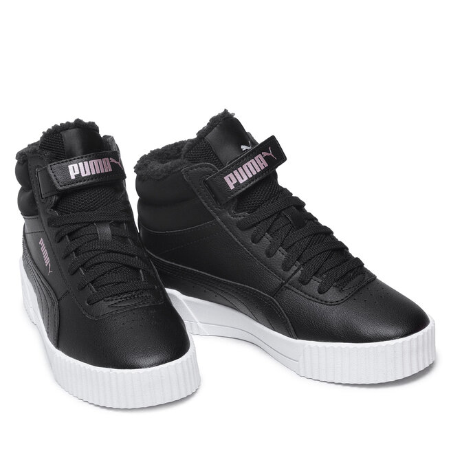Laisvalaikio batai Puma Carina Mid Fur Jr 309683 01 Puma Black/Rose Gold/Pw  • Www.eavalyne.lt
