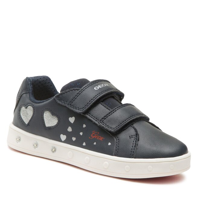 Geox Sneakers Geox J Skylin Girl J358WA054ASC0673 D Navy/Silver