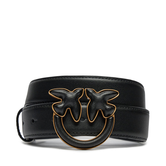 Pasek Damski Pinko Love Bery Click Puff H3 Belt AI 24-25 PLT01 103792 - Czarny