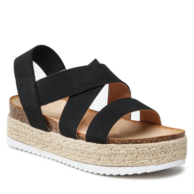 Espadryle Jenny Fairy WS17059-07 Czarny - kobiece
