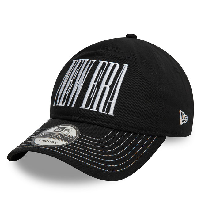Czapka z daszkiem New Era Wordmark 9TWENTY - Czarny
