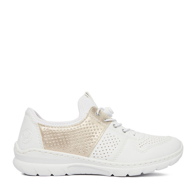 Sneakersy Rieker CEO-L3254-80 Biały - kobiece