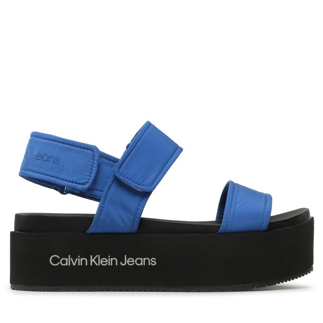 Calvin Klein Jeans Сандали Calvin Klein Jeans Flatform Sandal Softny YW0YW00965 Imperial Blue CGD