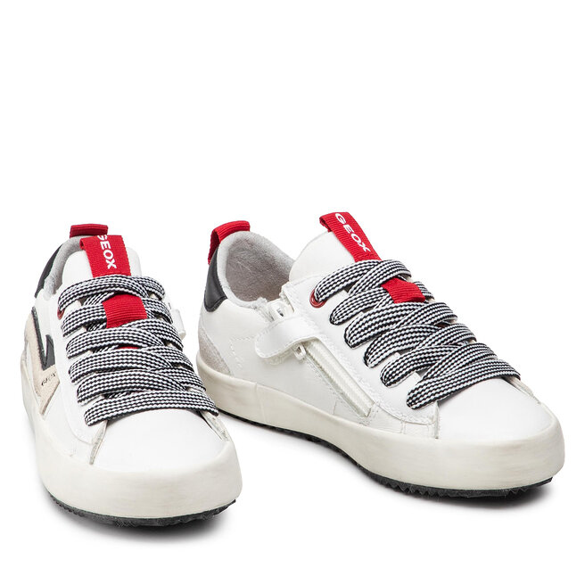 Geox Sneakers Geox J Alonisso B. B J252CB 08522 C0050 M White/Red