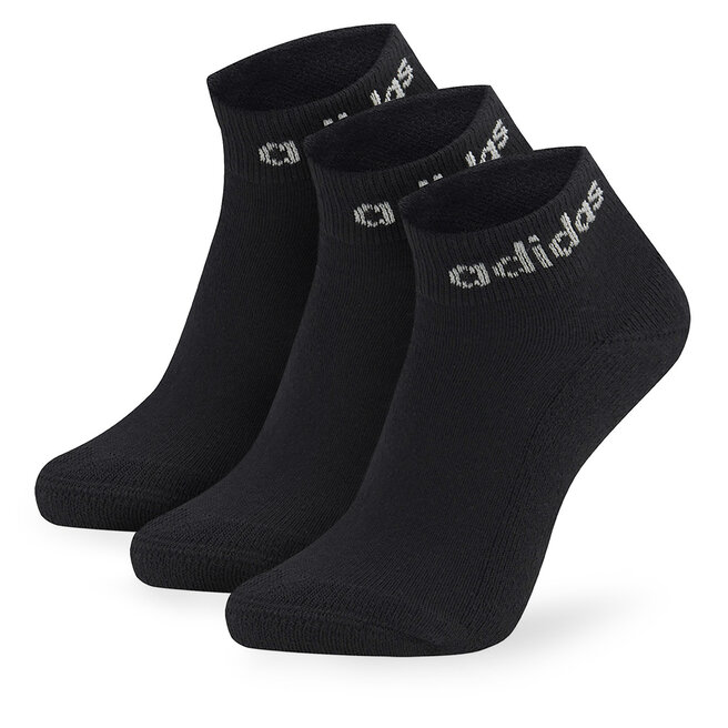 Zestaw 3 par niskich skarpet unisex adidas 3-Pack - Czarny