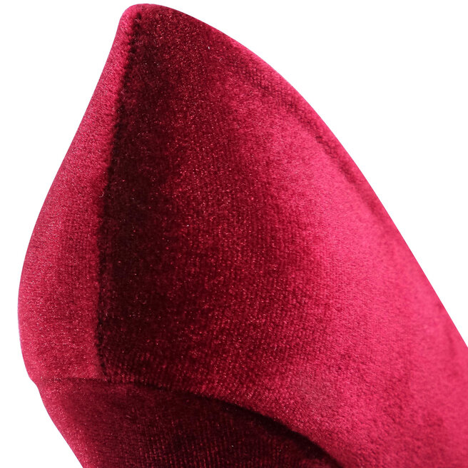 DeeZee Pantofi cu toc subțire DeeZee KLXT5520-12K Burgundy