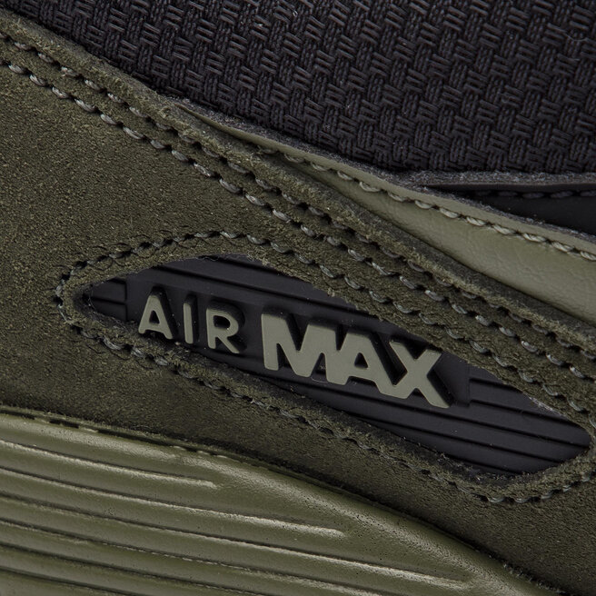 Nike air max 90 leather black olive cheap & sequoia