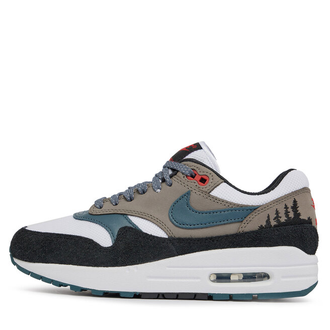 Nike air max 1 white blue sales