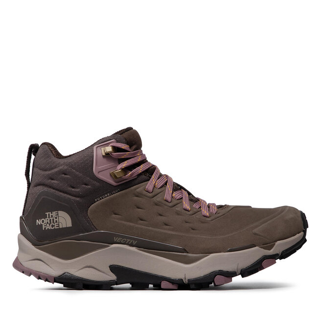 The North Face Trekingová obuv The North Face Vectiv Exploris Mid Futurelight NF0A5G3AMD01 Bipartisan Brown/Coffee Brown