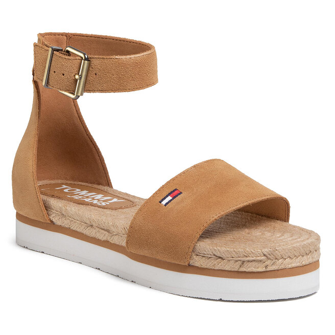 Tommy jeans natural rope sandal online