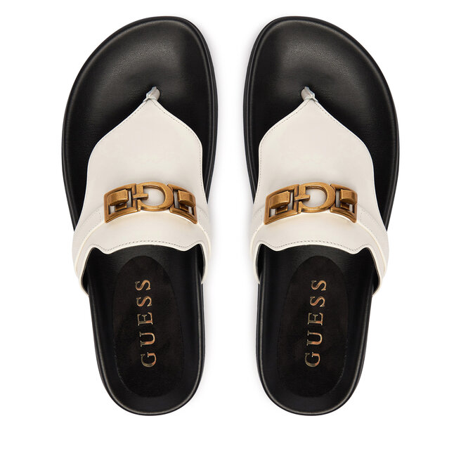 Japonki Guess FLJFRR LEA03 Biały -