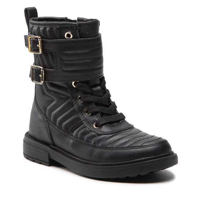 Cizme Geox J Eclair G. H J269QH 000BC C9999 S Black 000BC 000BC