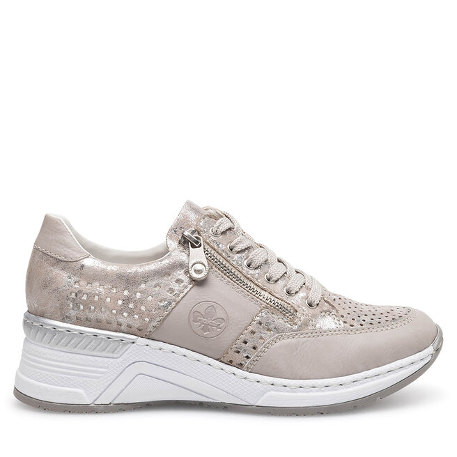 Sneakersy Rieker - Srebrny
