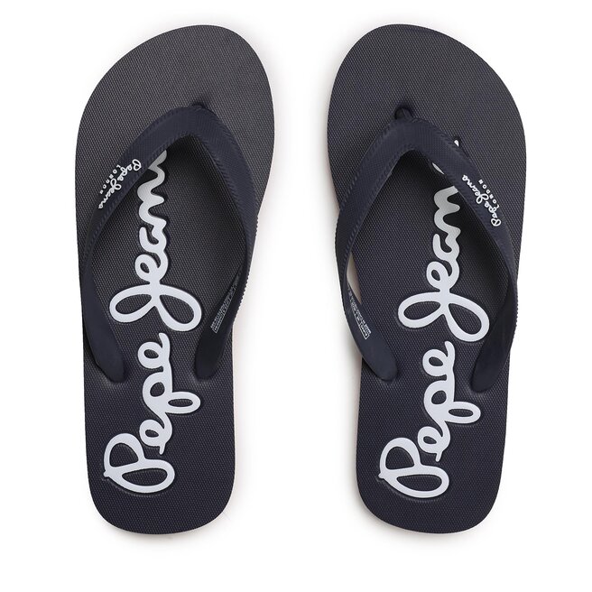 Japonki Pepe Jeans Bay Beach Basic M - Granatowy
