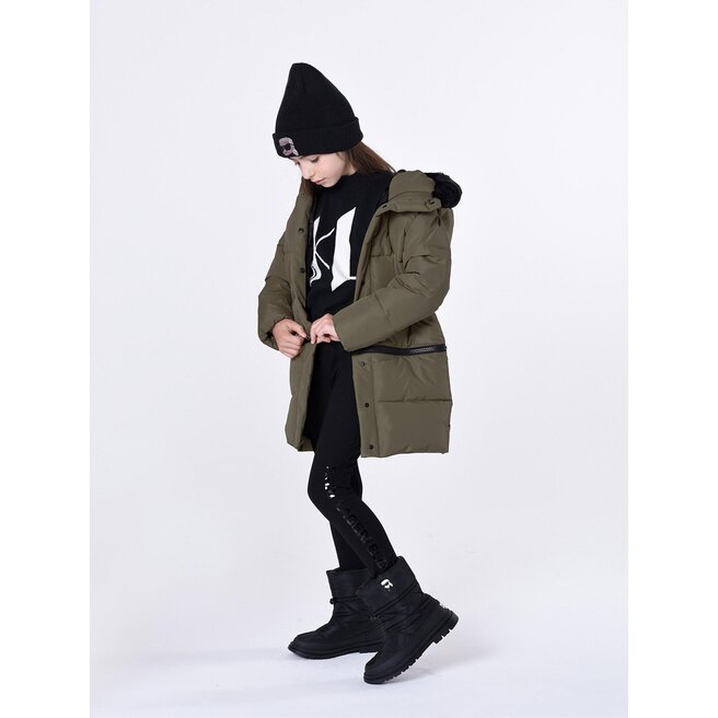 Karl Lagerfeld Kids Cizme de zăpadă Karl Lagerfeld Kids Z19119 S Black 09B