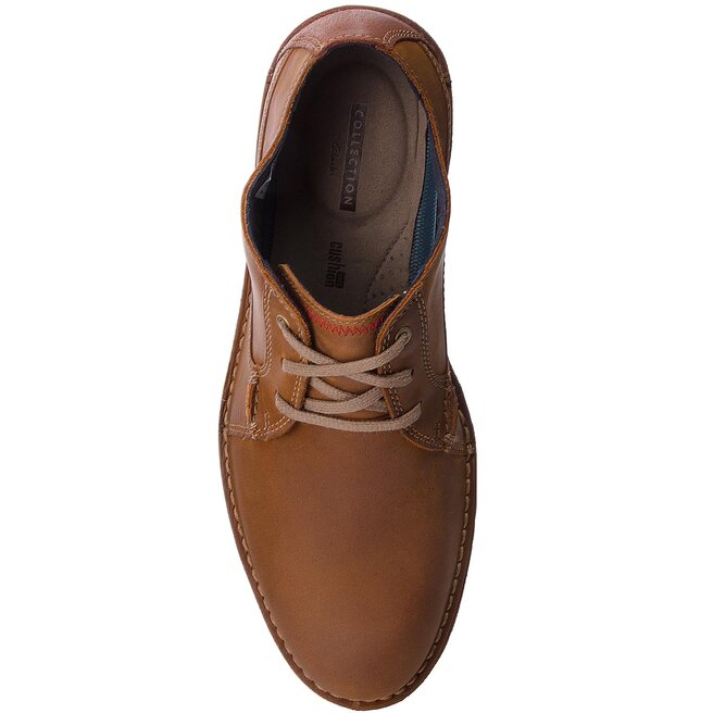 Cipele Clarks Vargo Plain 261366767 Dark Tan Leather â¢ Ecipele.hr