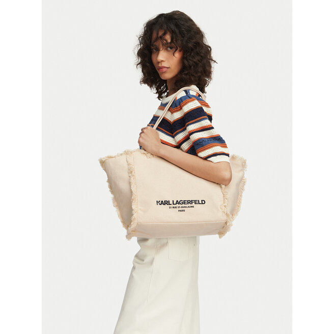 Torebka KARL LAGERFELD B2W50021 Beżowy jasny -