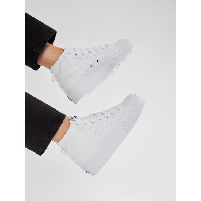 adidas Topánky adidas Nizza Platform Mid W FY2782 Ftwwht/Ftwwht/Ftwwht