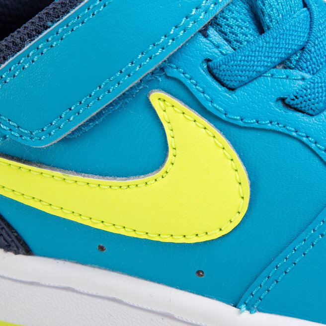 Обувки Nike Court Borough Low 2 (Psv) BQ5451 400 Laser Blue/Lemon Venom