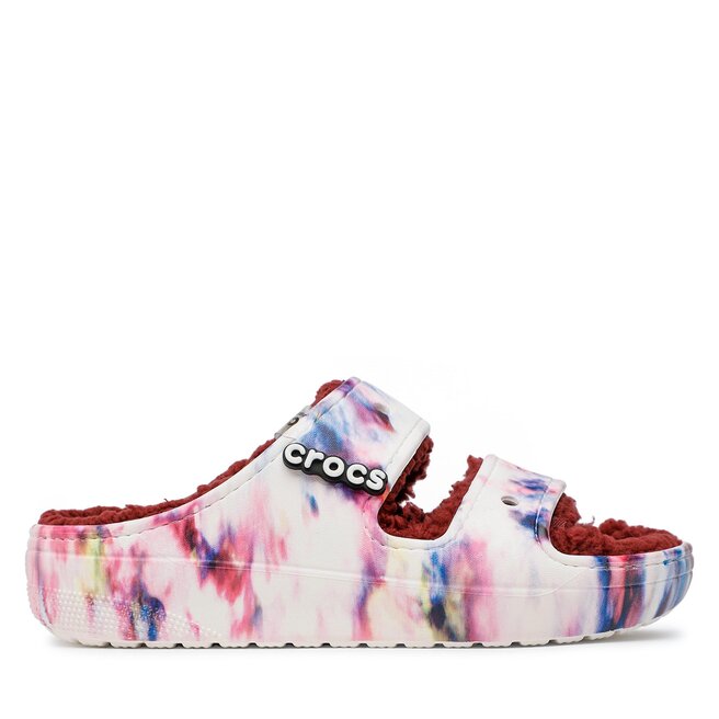 Crocs Ciabatte Crocs Classiccozzzy Tiedyesandal 208118 Garnet/Multi