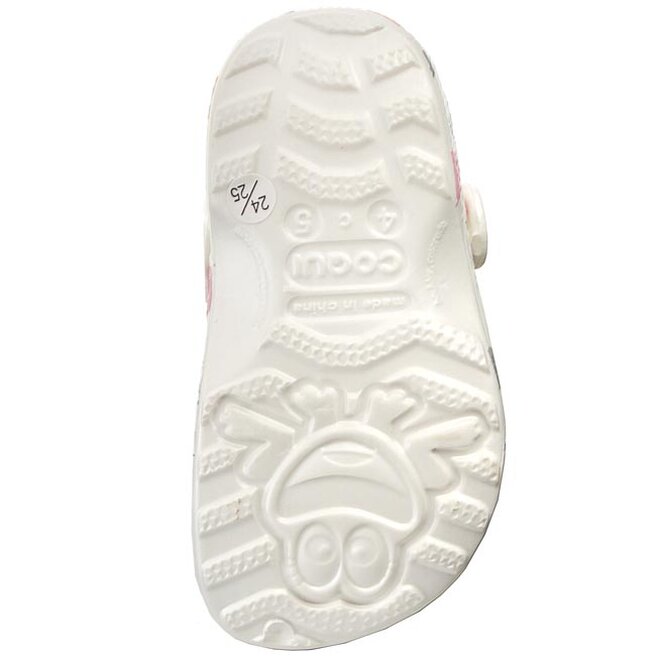 Coqui Ciabatte Coqui Little Frog Printed COQUI 8714 White