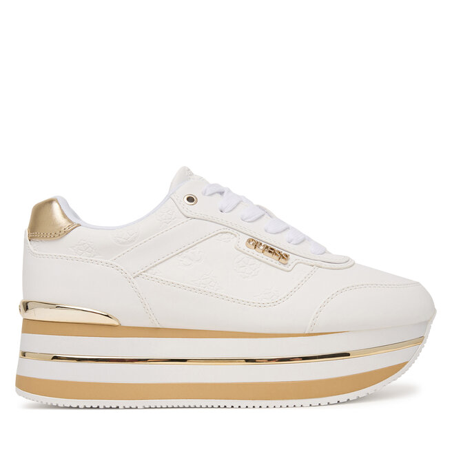 Sneakersy Guess FLJHN4 ELE12 Biały - kobiece
