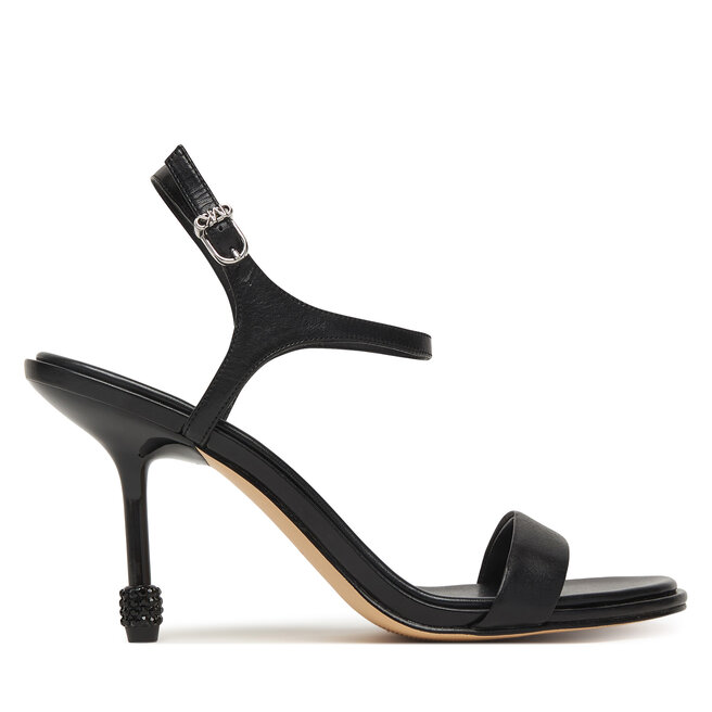 Sandały MICHAEL Michael Kors Ivy High 40S6IVHS2L Czarny - kobiece