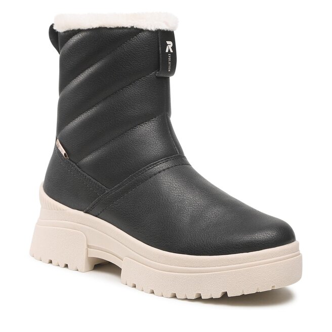 Botine Rieker W0373-00 Schwarz